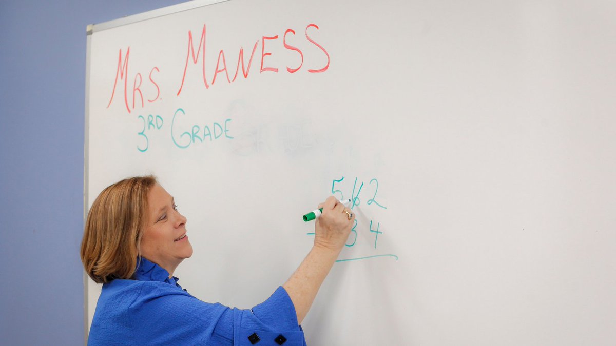 kmaness45's tweet photo. Teachers change lives and shape futures every single day. 

The influence of teachers extends beyond the classroom and well into the future. 

That's why I am committed to ensuring that our teachers have the tools they need to succeed. 🍎 #TeachersAppreciationWeek https://t.co/60nUW5OuEN
