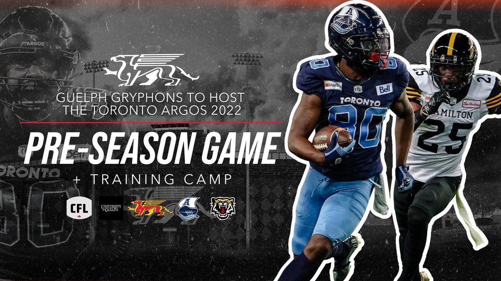 🏈 The <a href="/CFL/">CFL</a> is returning to <a href="/uofg/">University of Guelph</a> in 2022! 👏

The <a href="/TorontoArgos/">Toronto Argonauts</a> will host the <a href="/Ticats/">Hamilton Tiger-Cats</a> in a pre-season game at Alumni Stadium on Friday, June 3, 2022!

The Argos will also host their 2022 training camp at the home of <a href="/GryphonFB/">GryphonFootball</a> (May 9 - June 5).

📰➡️ uoguel.ph/q8fqc