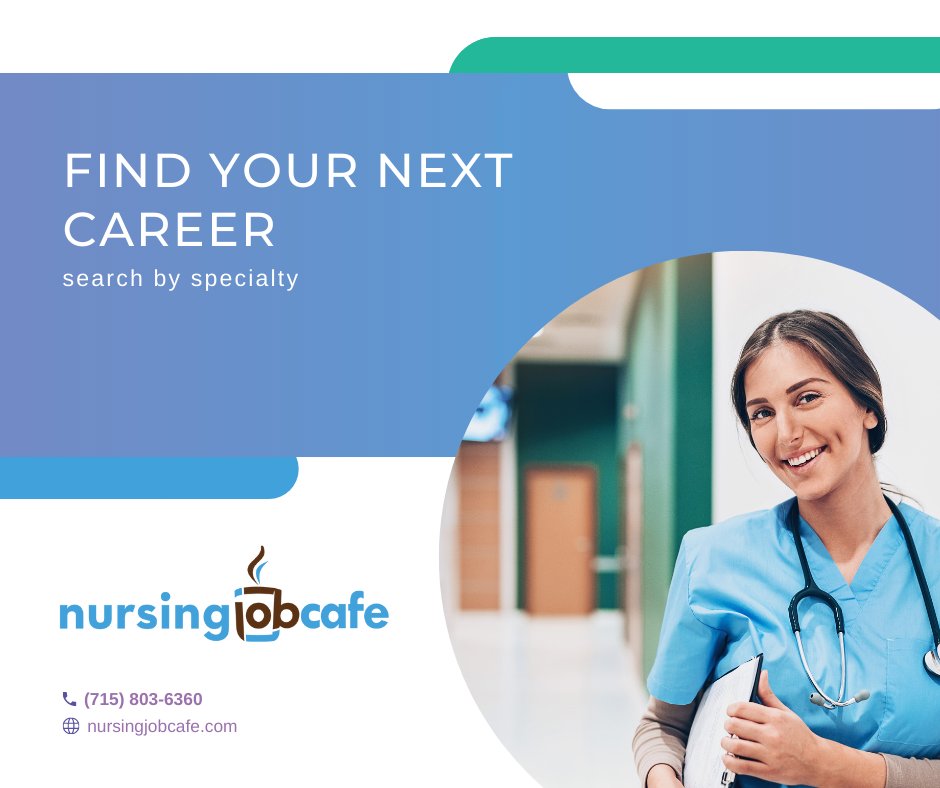 NursingJobCafe's tweet photo. Did you know that you can search for jobs by specialty on NursingJobCafe? Find the career you have been looking for. 

Get started here: https://t.co/f3guwP1v7K https://t.co/MPN5wK7JRt