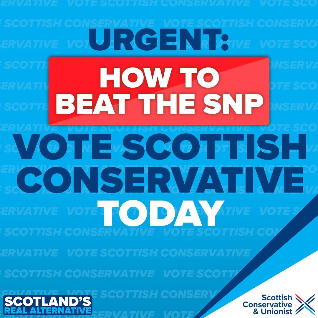 jamiegreeneUK's tweet photo. 🚨 URGENT 🚨
Use your vote for the Scottish Conservatives to stop the SNP and get all of the focus onto your local priorities.
#LocalVoteTory https://t.co/FSATCR4J4e