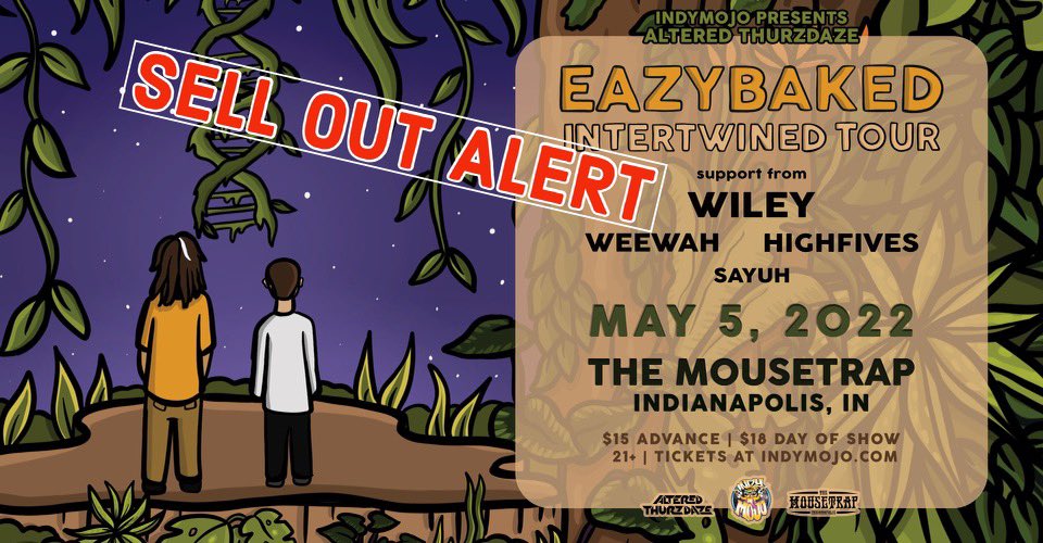 indymojo's tweet photo. ‼️SELL OUT ALERT‼️

Y'all knew this would happen so don't say we didn't tell you 🤪

💥Online tickets sales end at 7pm. (At https://t.co/KeZQaXXe9l) 

💥Remaining tickets will be available when doors open at 8pm - 1st come, 1st serve 😮‍💨 https://t.co/Cd9Fee0PFs