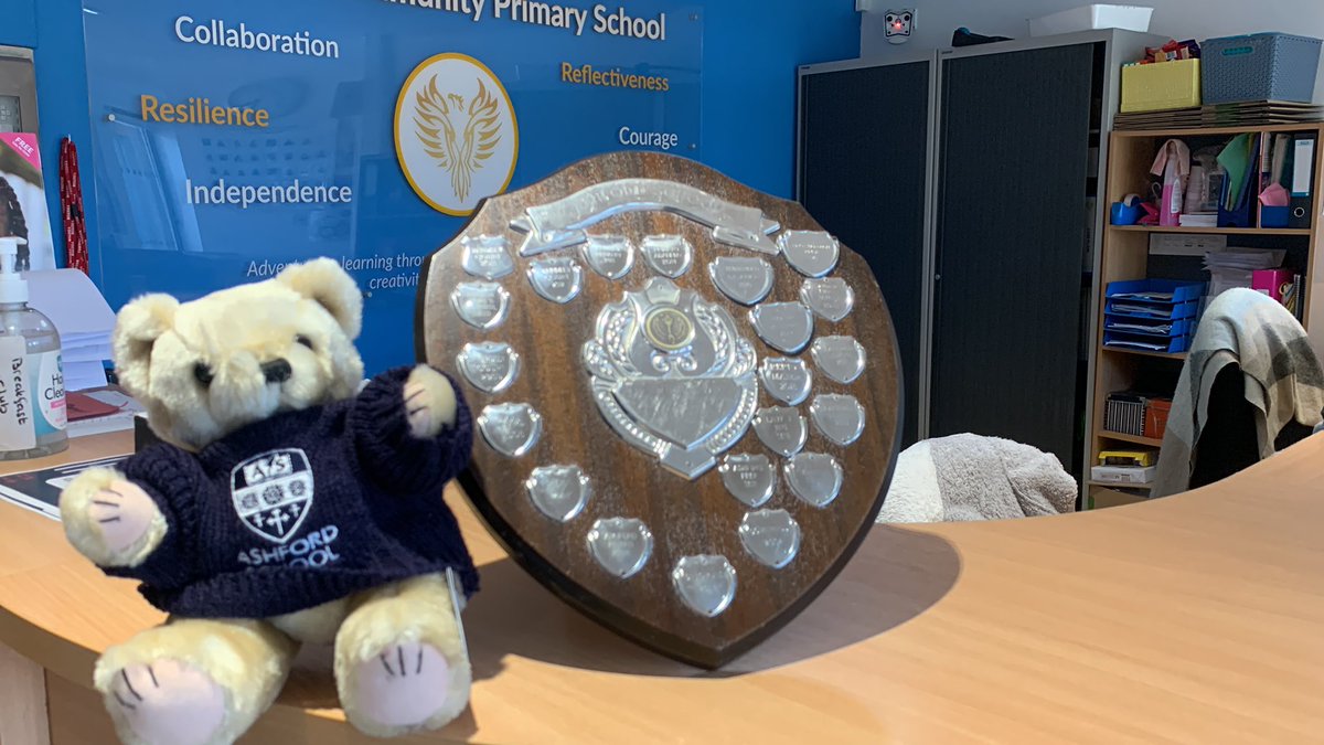 Phoenix_Ashford's tweet photo. We are so proud of Ruby, Lilly, George and Brooke, winners of the fantastically organised @AshfordSchool Year 5 Maths competition - a fantastic achievement after a last Phoenix win back in 2017 #mathsrules https://t.co/bCA4TXsKM1