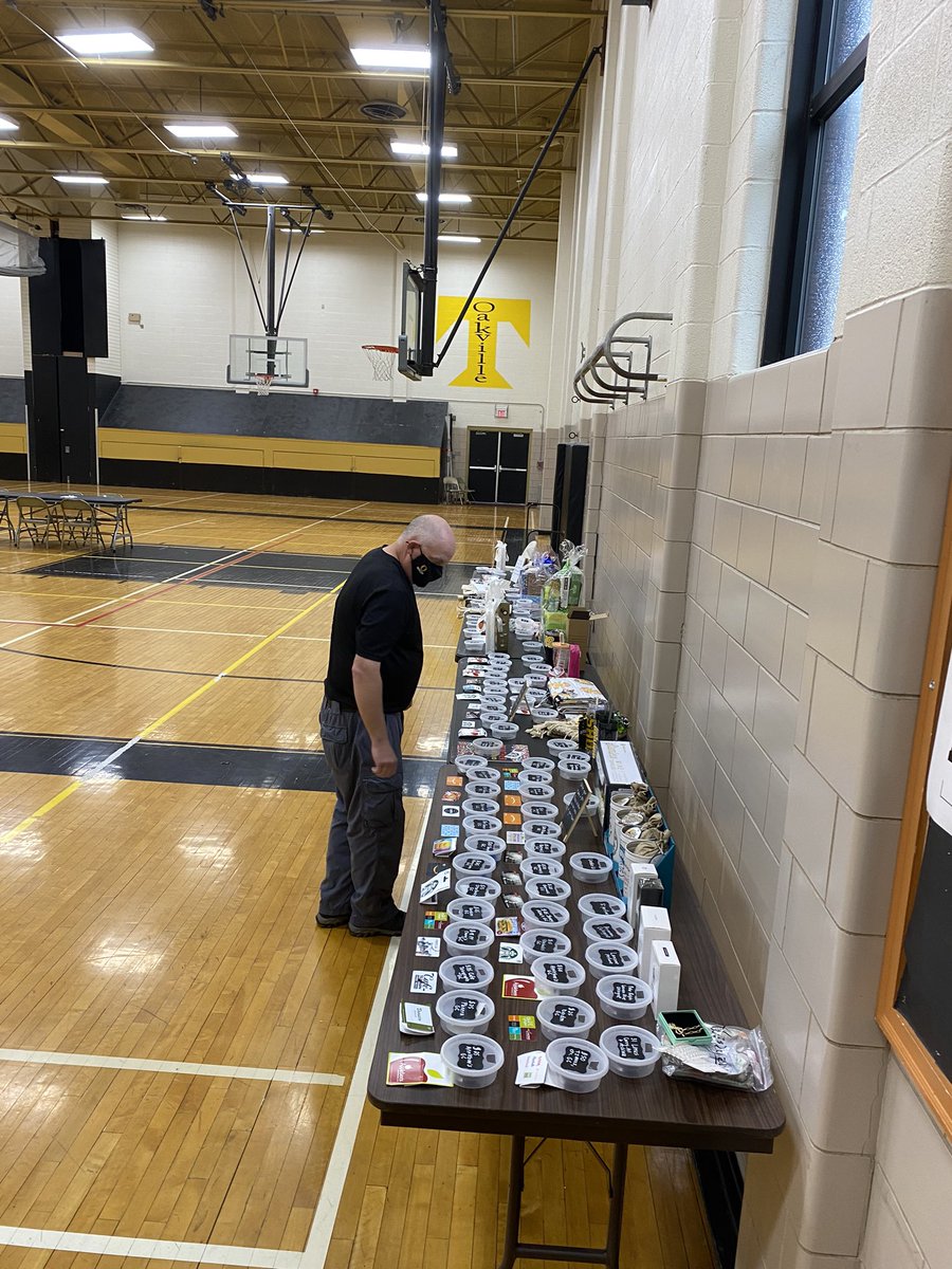 OHSAPChem's tweet photo. Thanks to all of our community members for their support and donations for our @Oakville_StuCo teacher appreciation luncheon!  We have around 80 gifts in our raffle!  Best year yet.  Thanks so much!👏🏻@OHS_Tigers @MehlvilleSD #msdr9 https://t.co/Z4O83PYn0I