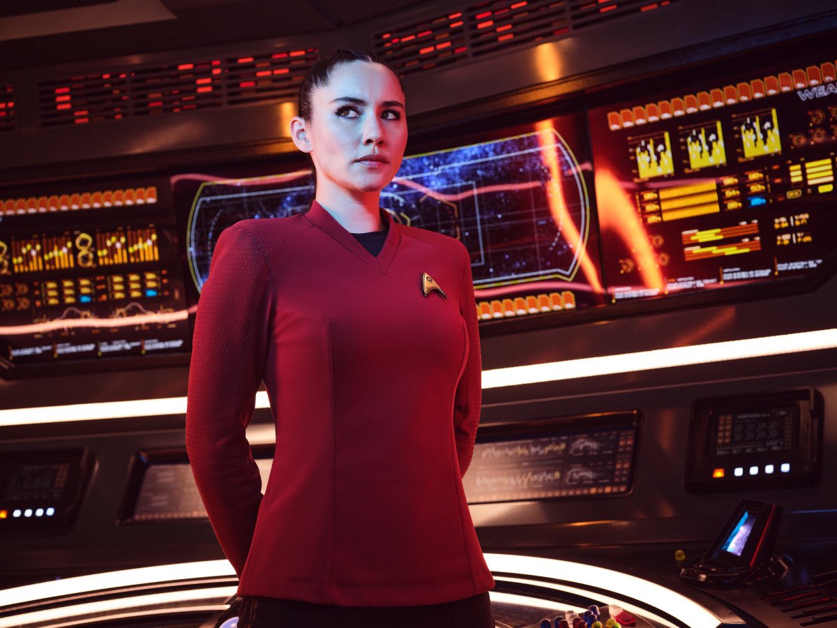 Today is the day. Star Trek: Strange New Worlds. Hope we did you all proud 🙏🏻❤️💫 <a href="/StarTrekOnPPlus/">Star Trek on Paramount+</a> <a href="/StarTrek/">Star Trek</a> #LAAN #startrek