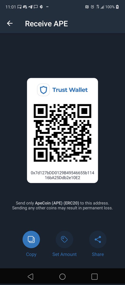 JeffLoves420's tweet photo. @Esi8095 THANK you so so much...O how I have prayed for a bag of $APE to sit on knowing it is only goong to skyrocket...your generosity towards us minnows is admirable and surely will not come back void#😎 https://t.co/z3j81cgt1U