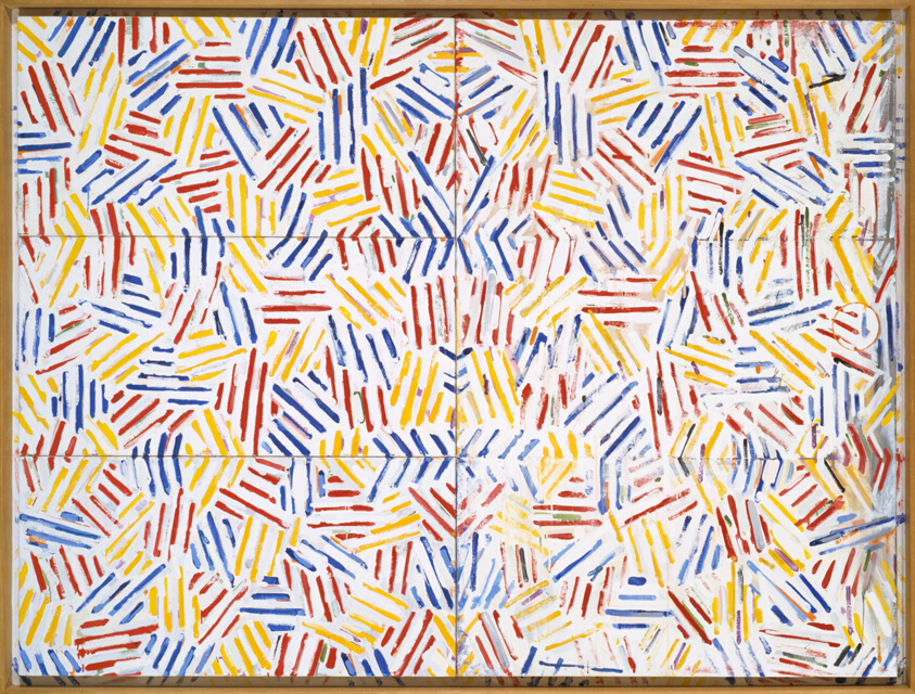 primarycolorart's tweet photo. Jasper Johns, Corpse and Mirror II, 1974-75 https://t.co/Hyisv4Rtsa