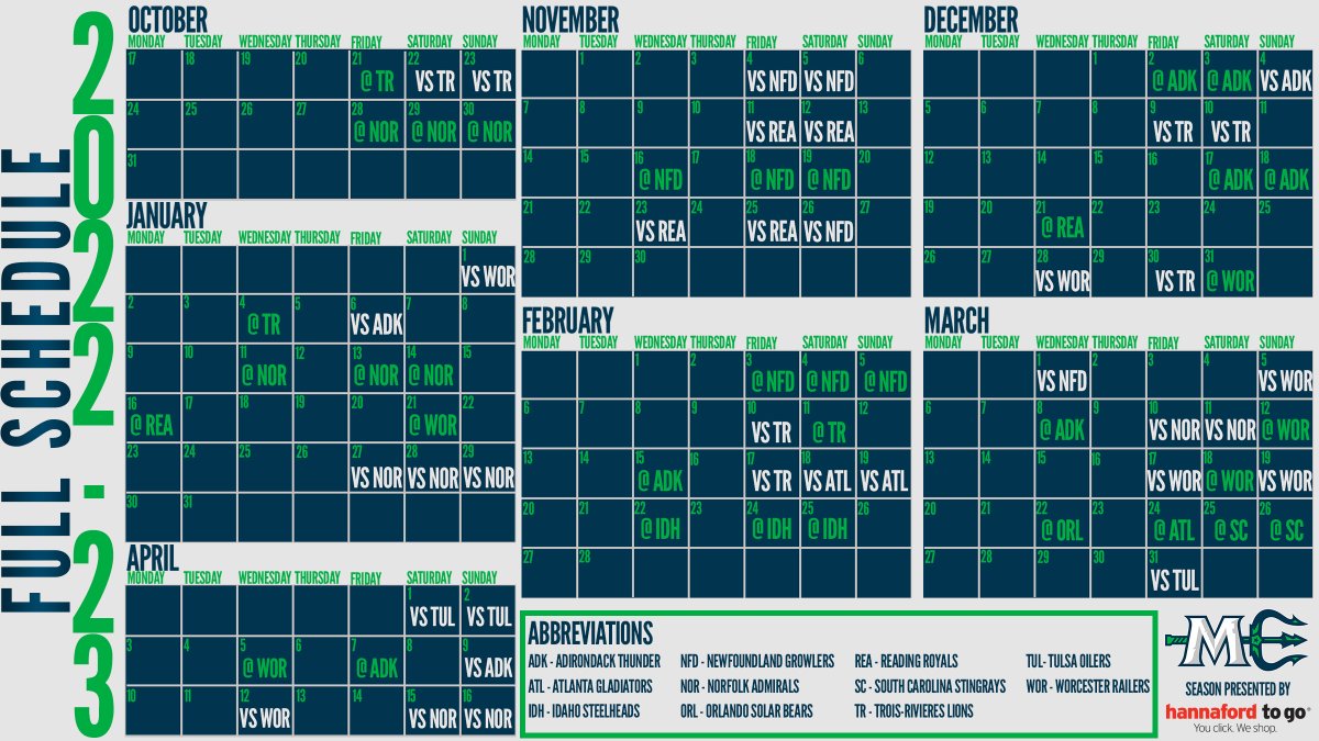 MarinersOfMaine's tweet image. Only 170 days to go until Mariners Hockey is back in action! #SomethingsBruin
