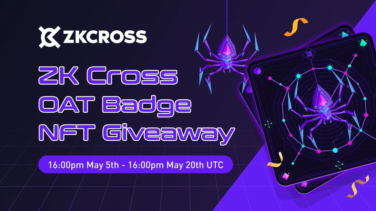 We are excited to announce that we have our own space in <a href="/ProjectGalaxyHQ/">Now Galxe (Previously Project Galaxy)</a> 🎉

To celebrate our Beta coming soon. We offer each early adopters with a ZKCross OAT Badge #NFT💪

Enter at ➡galaxy.eco/zkcross/campai…

#NFTGiveaway #Airdrop #NFT #DeFi