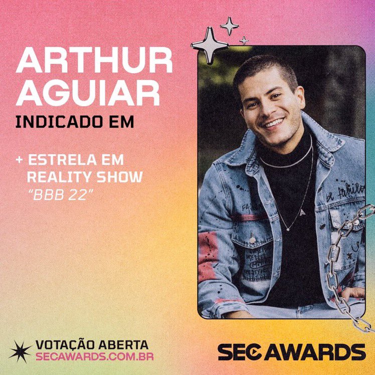 tuitarobertaa's tweet photo. 🚨A cada RT nesse tweet é um voto no Arthur. DEEM RT 💛✌️

#ArthurAguiar #EstrelaRealityShow #SECAwards https://t.co/f2SI3at3H0