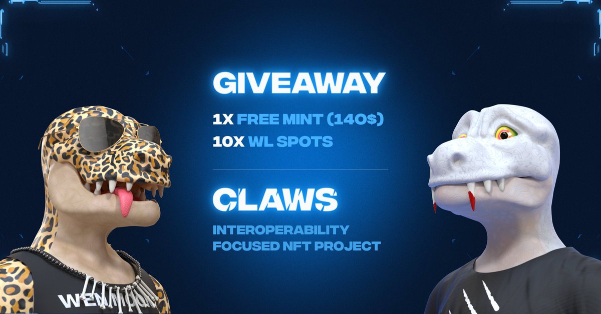 BombcryptoFR's tweet photo. GIVEAWAY🔻

140$ à gagner (1 NFT) + 10 WL!

Pour participer : 

🔺 RT &amp; Follow @GogoCrypto_ &amp; @Claws_NFT
🔺Tag 1 bg
🔺Rejoint : https://t.co/VWBCRyIc90

TAS dans 48h GL! #Giveaway #NFTGiveaway https://t.co/GvLgHMRDm3