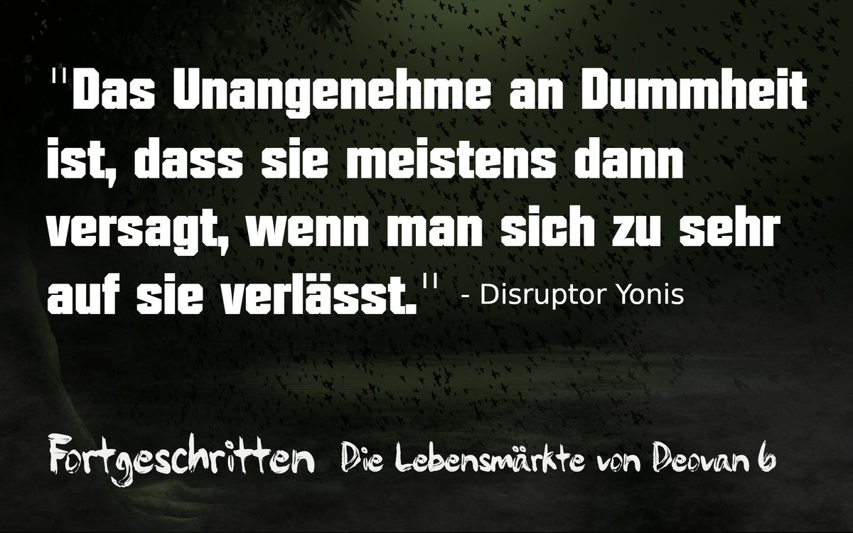 Das Warten hat bald ein Ende. Nächsten Samstag, am 14. Mai, erscheint der neue Teil von #Fortgeschritten. Vorab schonmal eine Weisheit von Disruptor Yonis.
