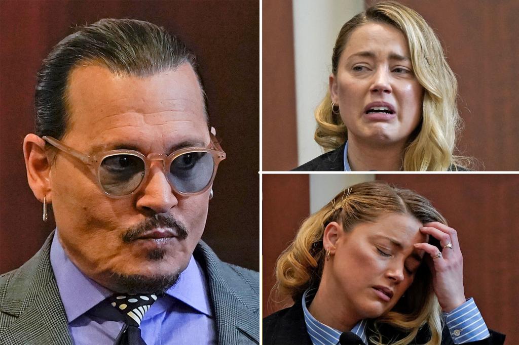 nypost's tweet photo. Opinion: Amber Heard’s riveting testimony took apart the Johnny Depp myth https://t.co/vbmPtPl5za https://t.co/LgVrju8hAU