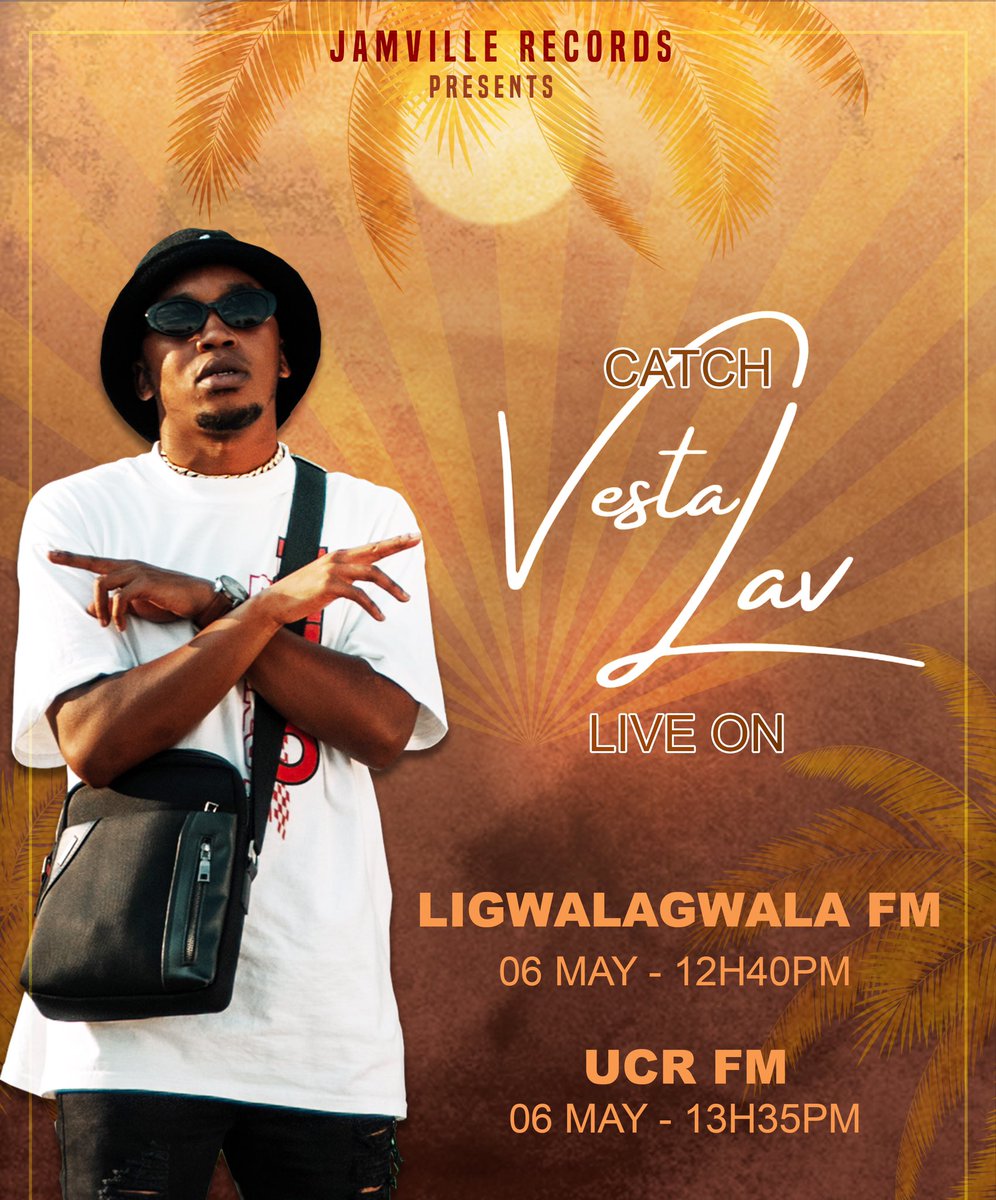MissT_PRManager's tweet photo. Tomorrow ; catch @Vesta_Lav on @ligwalagwalaFM and @UCR_FM #IPHUPHO ft AUBREYQWANA is available on all digital platforms https://t.co/h5WVLXEgwg