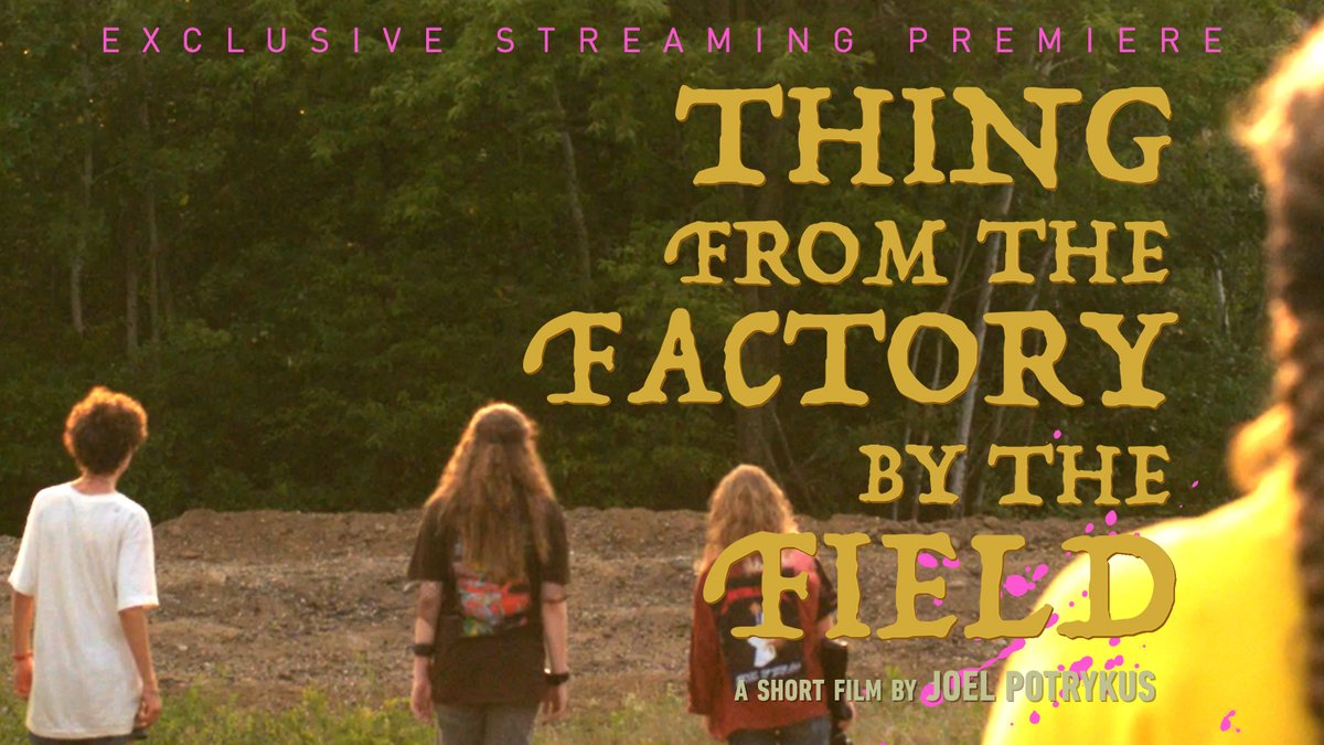 criterionchannl's tweet photo. A band of teenage metalheads get more than they bargained for when they accidentally kill a demon during a satanic ritual in @joelpotrykus's THING FROM THE FACTORY BY THE FIELD (2022). https://t.co/QfcdRJDEYY
https://t.co/5Jt0NjI86M https://t.co/M3fKGNAscY