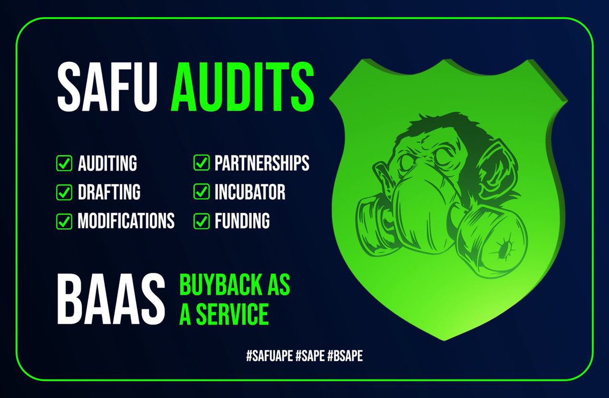 Dc69Og's tweet photo. @SAPEOFFICIALETH @SAPEOFFICIALETH 

 https://t.co/ywP6aBE4rV

 https://t.co/fUJpLFE4Fe

    #SAFUSWAP $SAPE #BSAPE #SAFUAPE #100xgem
   #eth #erc20 #crypto #binance #ape #bayc #community #greenwall #SAFE #crypto #nft #staking #faas #buybacks #shib #saitama #bsc #shinja #cult #caw https://t.co/2kyVWHggPg