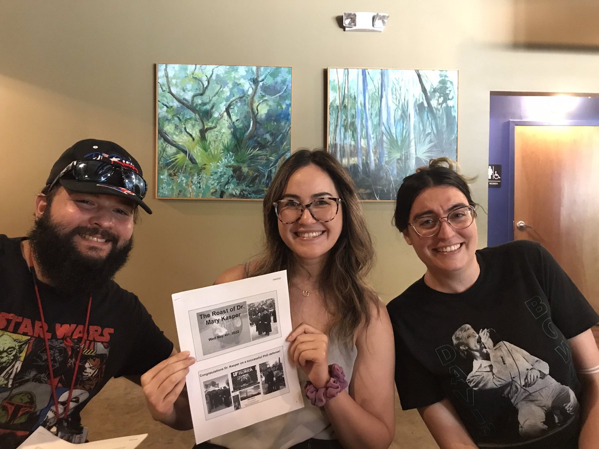lab_schmidt's tweet photo. Great farewell lunch and roast for Dr. Mary Kasper yesterday at Blue Gill. Mary is headed to Chicago to work for Aqua Cultured Foods. We will miss you Mary! @MarymKasper https://t.co/Jids8kbdDY