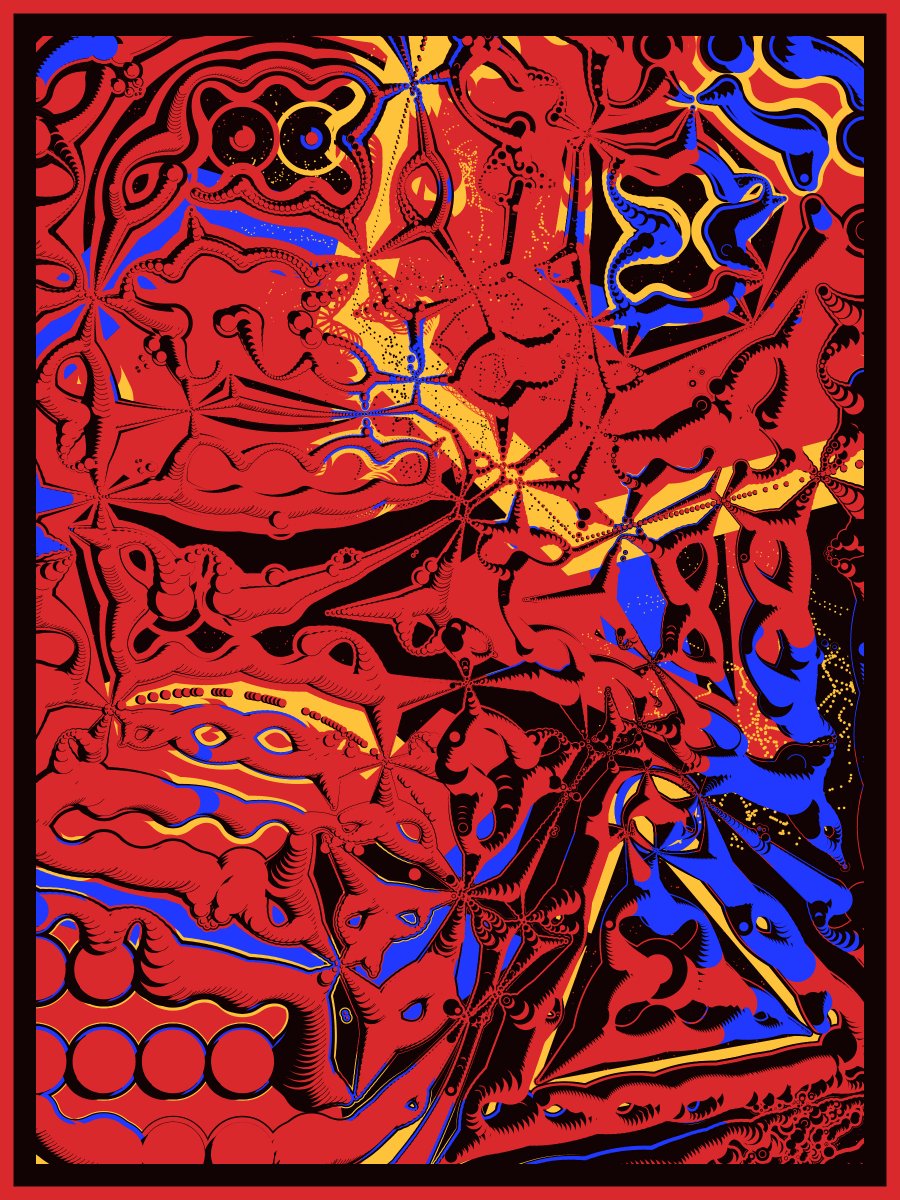 primarycolorart's tweet photo. Shvembldr, Alien DNA #452, 2022 https://t.co/uzFT9OppTB