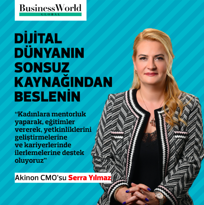 Akinon CMO'su <a href="/serrayilmaz81/">Serra YILMAZ</a> : Dijital dünyanın sonsuz kaynağından beslenin
#EkonomideKadınınGücü
bit.ly/3yhDzy1