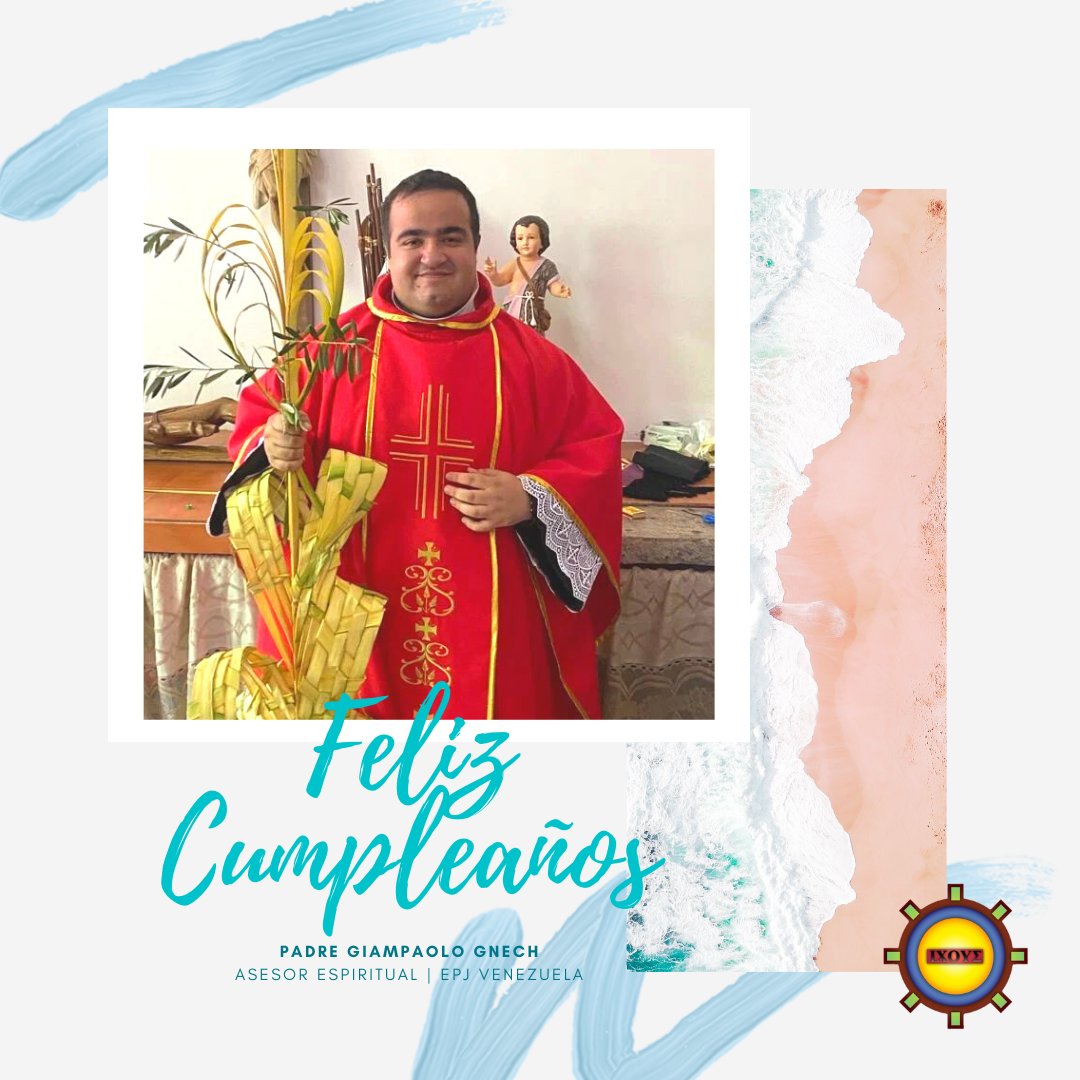 EPJ_Inter's tweet photo. Feliz cumpleaños Padre Giampaolo Gnech (Asesor Espiritual EPJ Venezuela). 🥳 Bendiciones para su vida y su servicio. Que Cristo nuestro héroe sea siempre el timón de su vocación. 🙏🏻 https://t.co/YS37PM73Va
