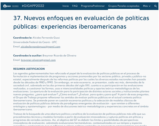 GIGAPP's tweet photo. 📌📢‼️ #lastcall #callpapers #GIGAPP2022 “Nuevos enfoques en evaluación de políticas públicas: Experiencias iberoamericanas” Coord. Alcides Gussi y Breynner de Oliveira @ufcinforma [Quedan solo 3 días ¡Último días!] https://t.co/YuTTP9sZsq https://t.co/D9f9IOtneP