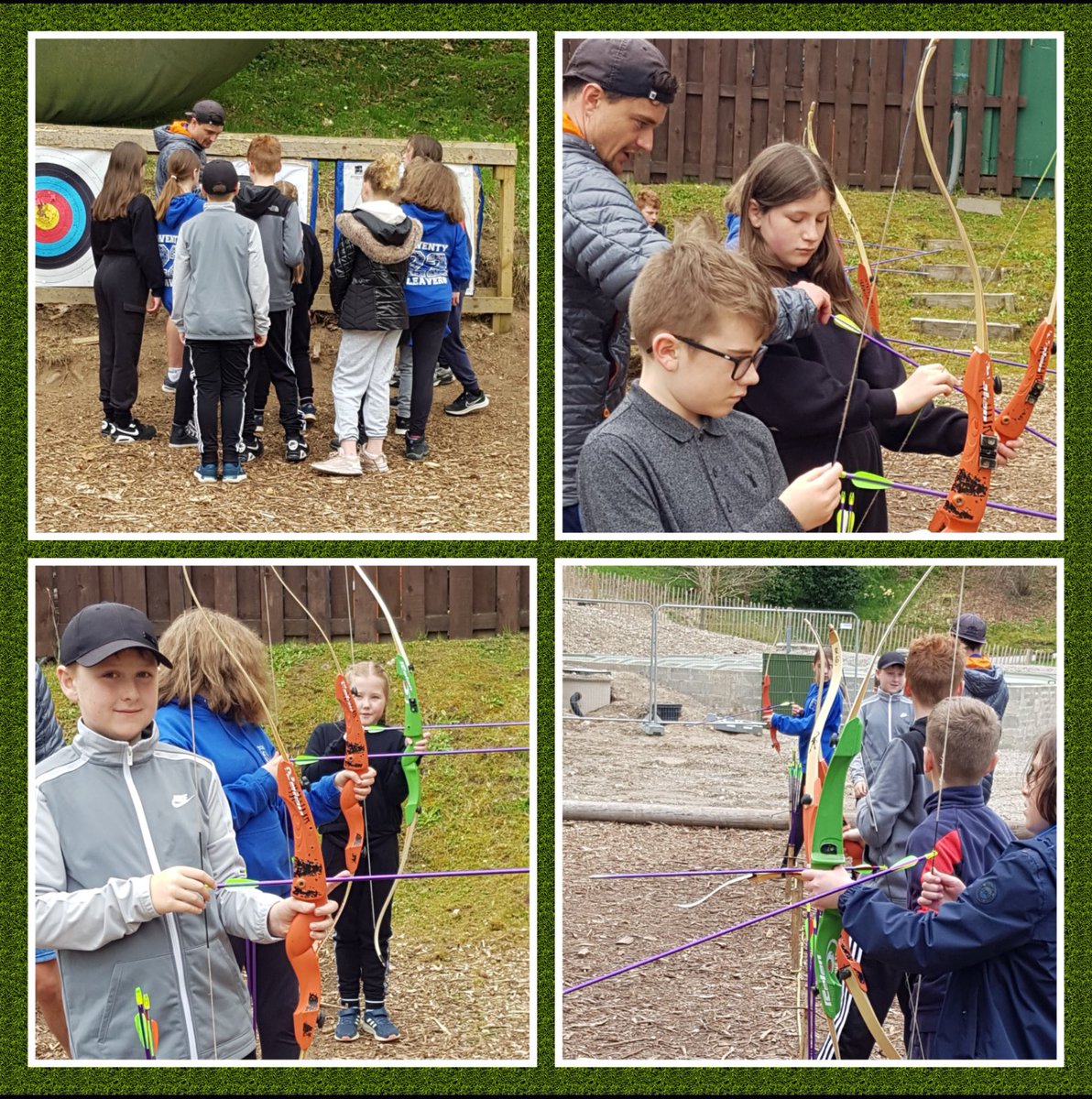 BantMrsJBrown's tweet photo. Archery was our very last activity as team tiger 🐯.. we loved it 🏹!! We will be sad to leave…. @WindsorParkFalk @bantmrsmitchell @bantLochInsh22 https://t.co/4SDv0nOR3m