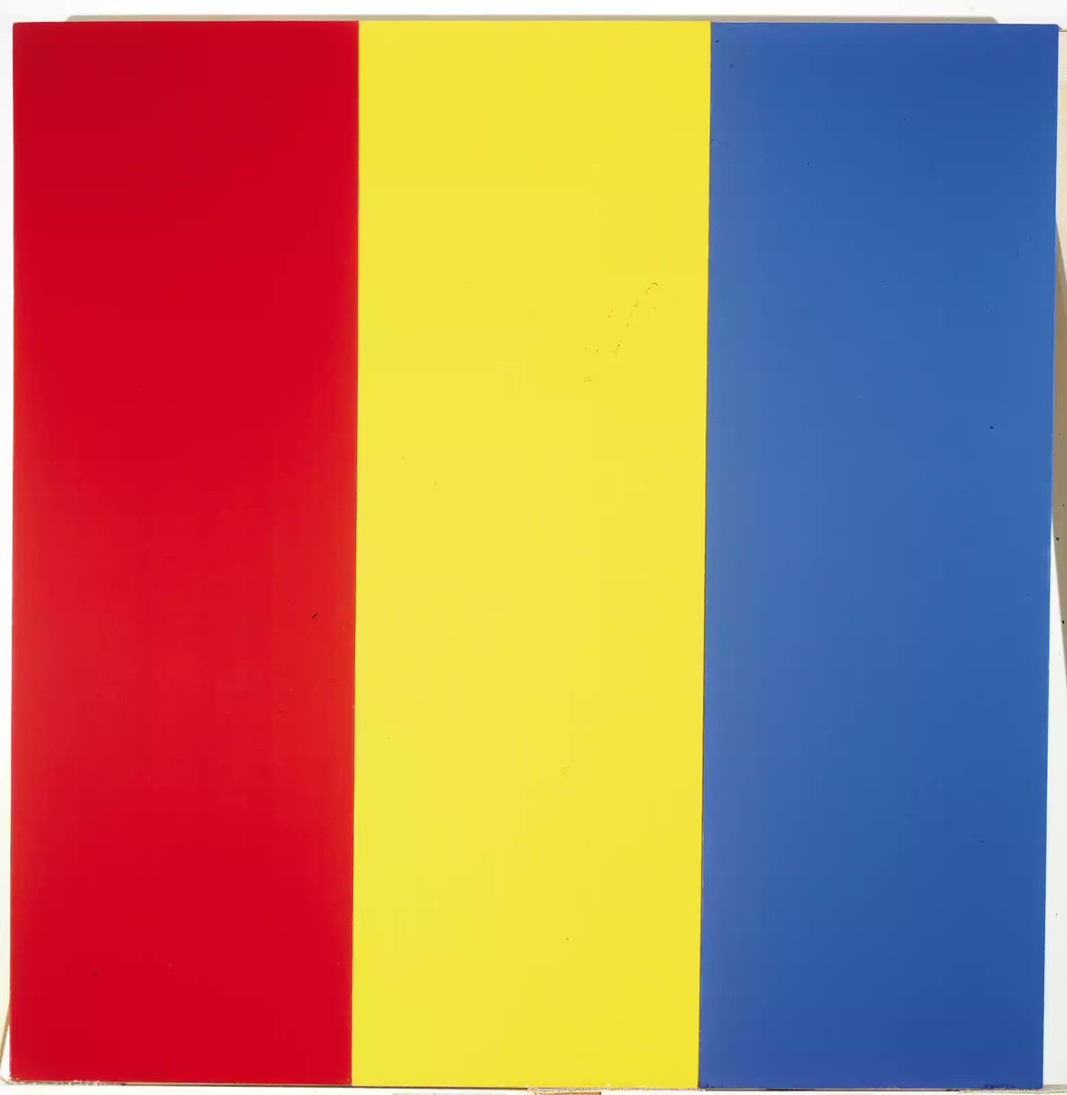 primarycolorart's tweet photo. Brice Marden, Red Yellow Blue Painting No. 1, 1974 https://t.co/mw6LGEvZNm