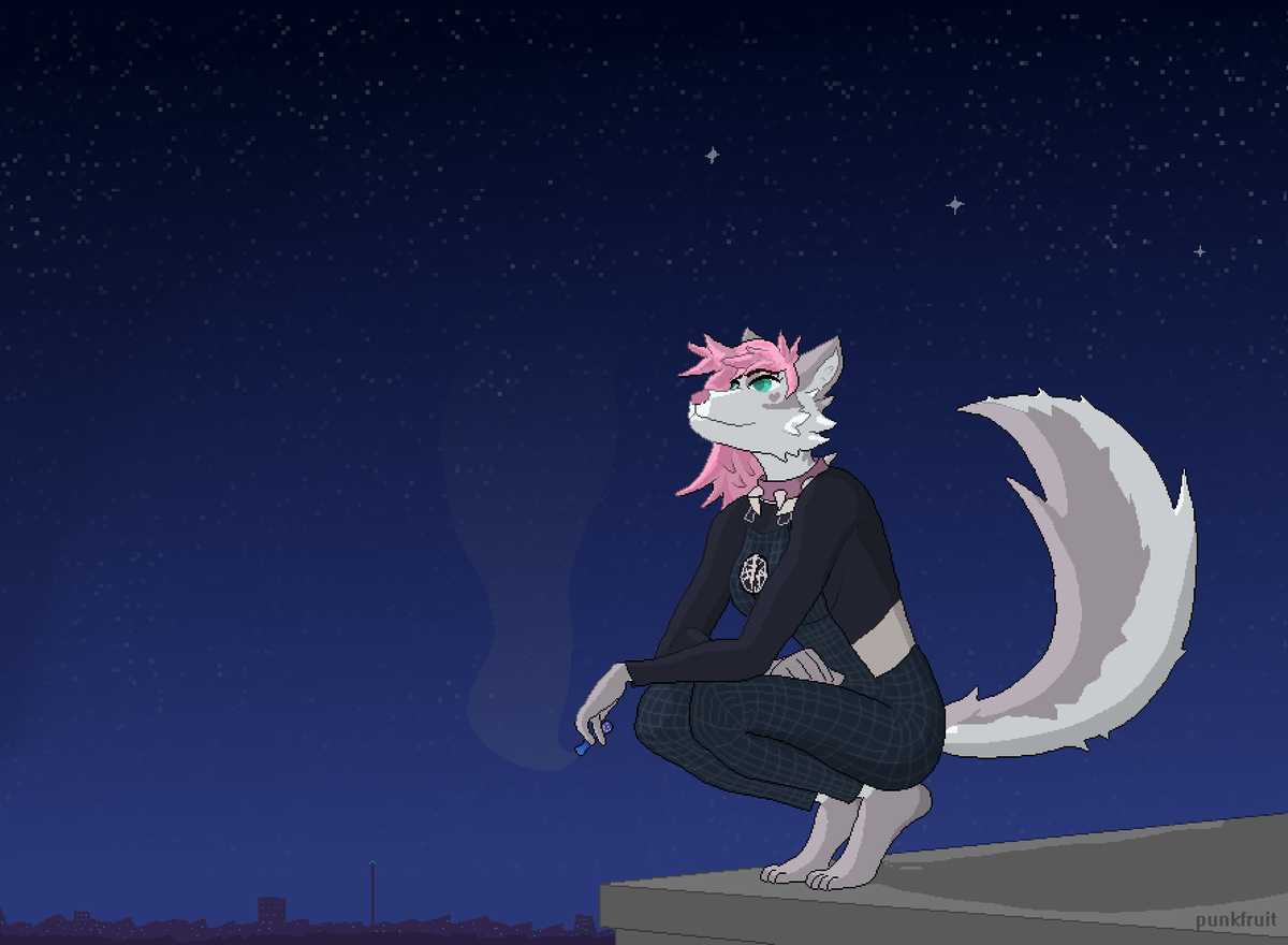 punkfruitgame's tweet photo. On nights like these,.
raffle prize for @viixenpiixen :D
#pixelart https://t.co/ZAZlP8ghWw