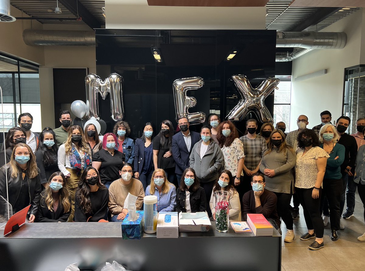 We can't mask our excitement to have everyone back in our Montreal, Toronto, and Vancouver offices.  
---
Impossible de masquer à quel point on est contents de vous voir dans nos bureaux de Montréal, Toronto et Vancouver.