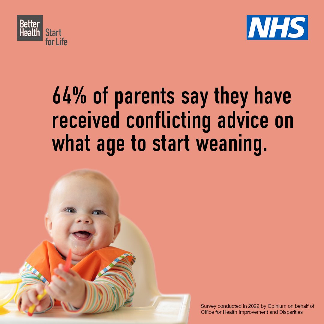 NHS on Twitter "It's NationalWeaningWeek. Many firsttime parents