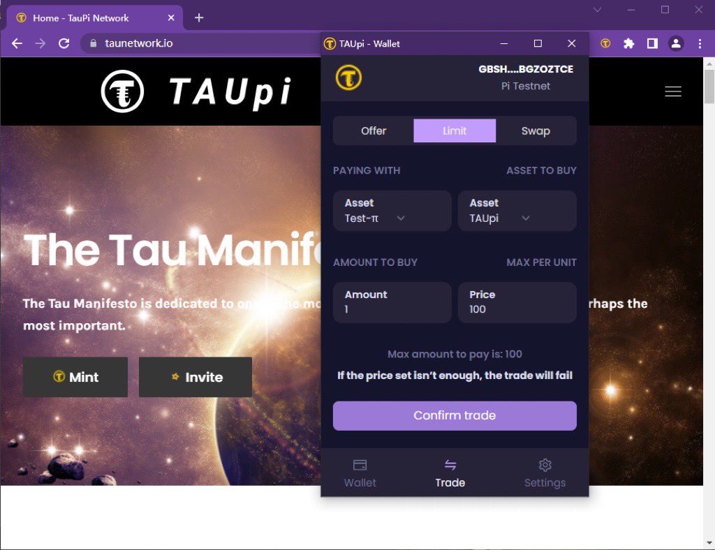 TauCoreTeam's tweet photo. We are testing wallets and need a large number of test-π coins. Donate your  test-π coins to this address to jointly promote the development of Pi ecology. Thank you for having you.
test-π receiving address: 
GA4ANYPHDYDVF5NH6KH3QJBCPUHP5ZBWLDHU6ENPG4C62454DLPXEWL7 https://t.co/G3IEyjglrH