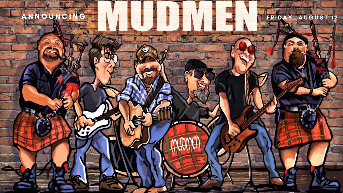 FergusScotFest's tweet photo. We're thrilled to announce that @themudmen will be performing at the Festival this year! MUDMEN will be performing at the Highland Pub after the @chillipipers.

Friday and weekend tickets include the concert. Tickets can be found here: https://t.co/s1S6GtRpkB https://t.co/VNGGPzH7FM