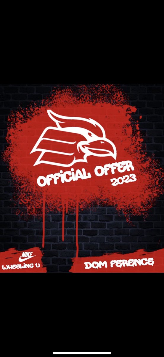 Beyond blessed to receive my first offer from Wheeling University! #AGTG <a href="/Coach_JEmerich/">Jason Emerich</a> <a href="/DaleRodick/">Dale Rodick II</a> <a href="/SIHSStrength/">SIHS Strength</a> <a href="/AllenTrieu/">Allen Trieu</a>