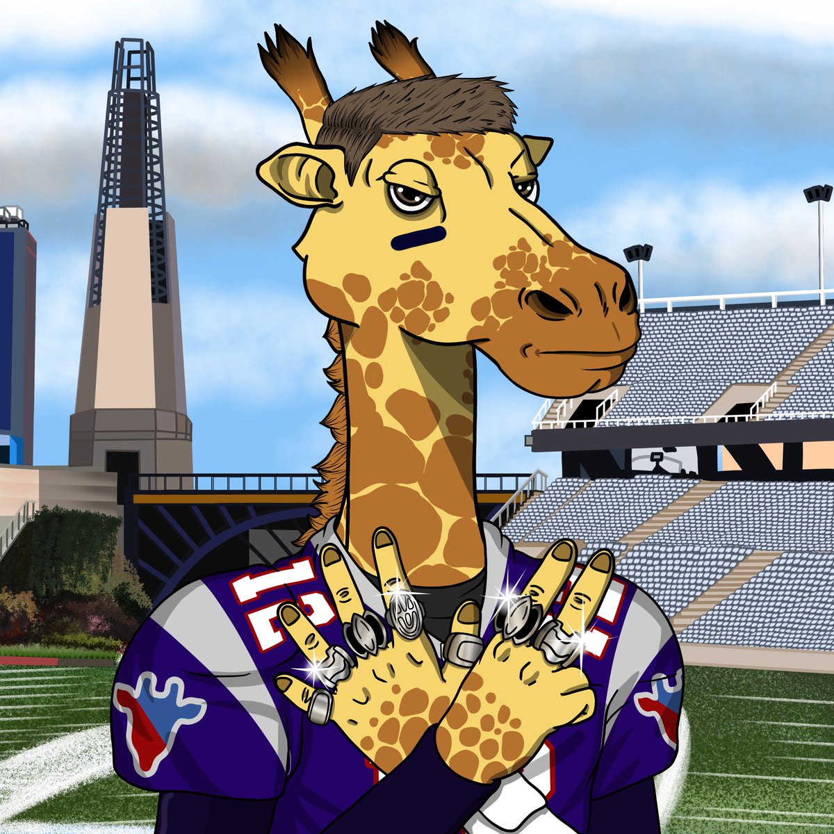 I’m feeling good today, let’s award another one to a G VIP… inspired by the GOAT <a href="/TomBrady/">Tom Brady</a>, here’s your personal G <a href="/BadInfluenceNFT/">badinfluence.algo</a>! Let’s gooooo! 🦒🦒🦒🦒