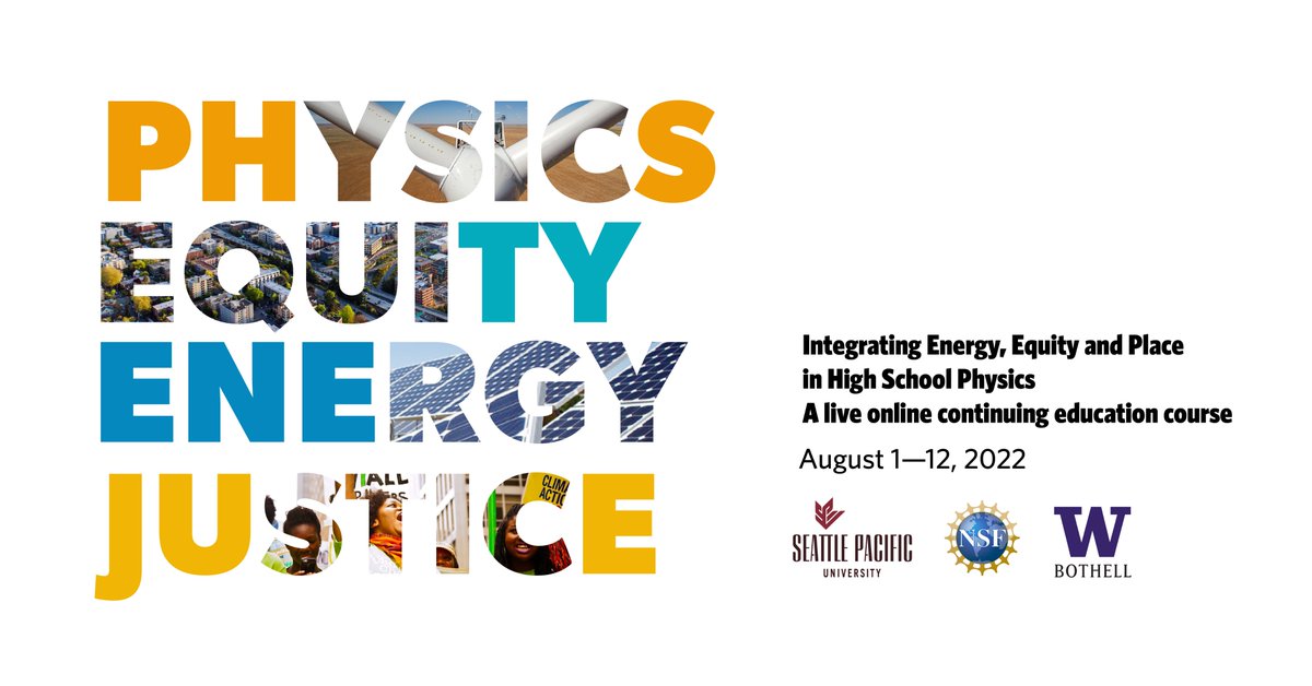 "It was so encouraging and inspiring to discuss equity issues with a group of like-minded science teachers." -- Molly G., high school teacher #iteachphysics energyandequity.org/events/summerw…
