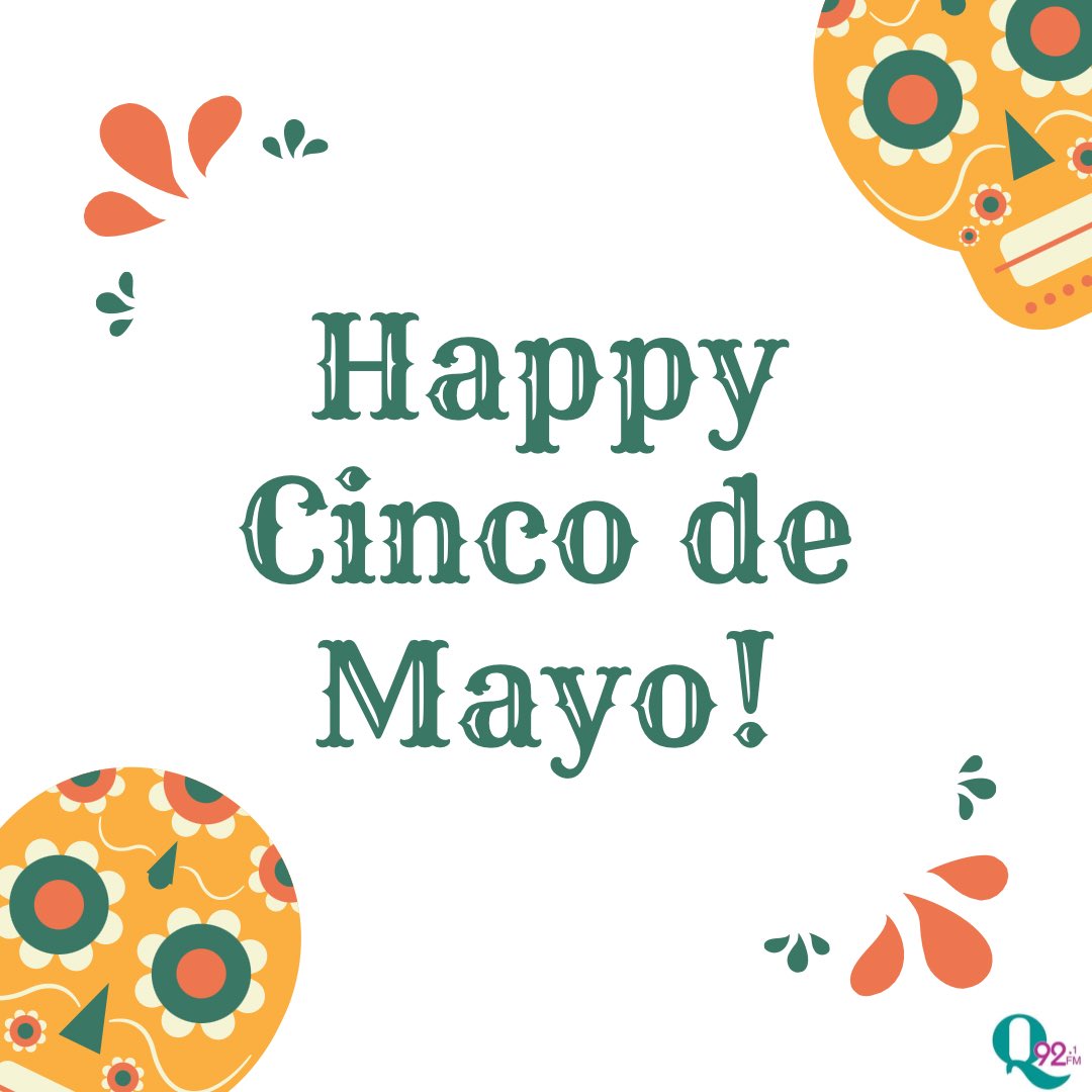 Happy Cinco De Mayo! 🎉
#happycincodemayo #cincodemayo #celebrate #celebratetoday #celebrateresponsibly #hudsonvalleyny #iheartmedia #iheartmediahv #iheartradio #q92 #q92hv