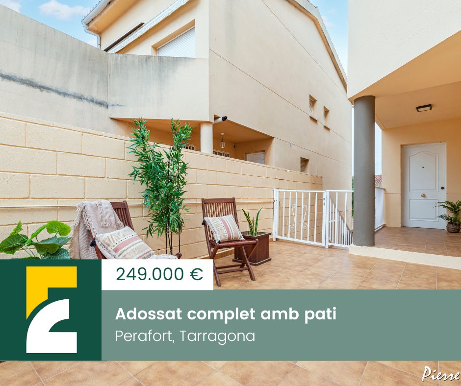 Evilaimmo's tweet photo. NOVA PROPIETAT A LA VENDA
🏠 Amb aquesta casa a la venda a #Perafort gaudireu de plans en família, però també de moments d’intimitat. I, què millor que un poble per veure créixer els teus fills? 

➡️ https://t.co/KvapS525VA

#elvalorEvila #Tarragona https://t.co/Vpd29lwmp8