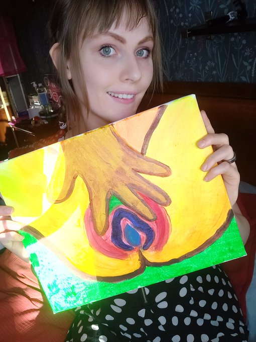 Maalasin taulun, eik&ouml; ookkin ihan n&auml;k&ouml;nen? #nsfwtwt https://t.co/H48PQVBMc7<a href="/tag/nsfwtwt"class="tags">#nsfwtwt</a>