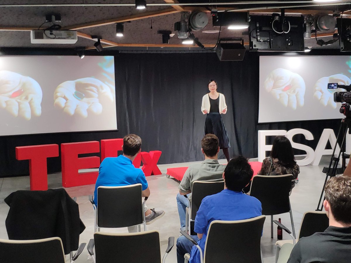 EsadeSocImp's tweet photo. Proud to hear our Postdoctoral Fellow @suwenchenuk give an insightful talk about how #impactinvesting can reshape capitalism for the better at #TEDxEsade✨
Want to know how? Stay tuned! https://t.co/mOBOfwsZFf