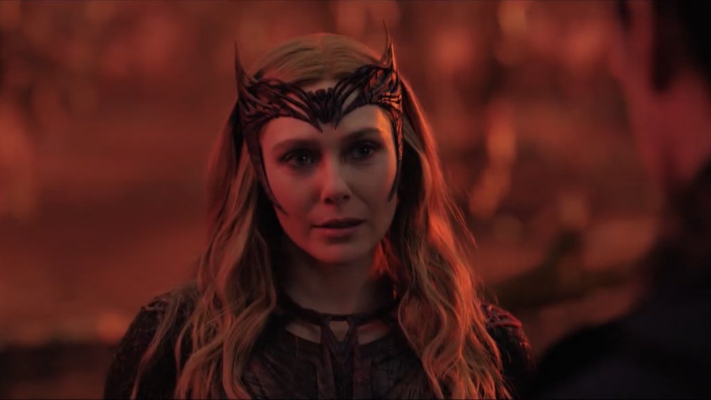 itsjustanx's tweet photo. Elizabeth Olsen had a masterclass performance in #MultiverseOfMadness - The way she portrayed this side of Wanda as the dreaded #ScarletWitch was absolutely insane. She’s mesmerizing to watch and shines through the entire movie. She just owns it. Truly phenomenal. https://t.co/U1kgdxJHpn