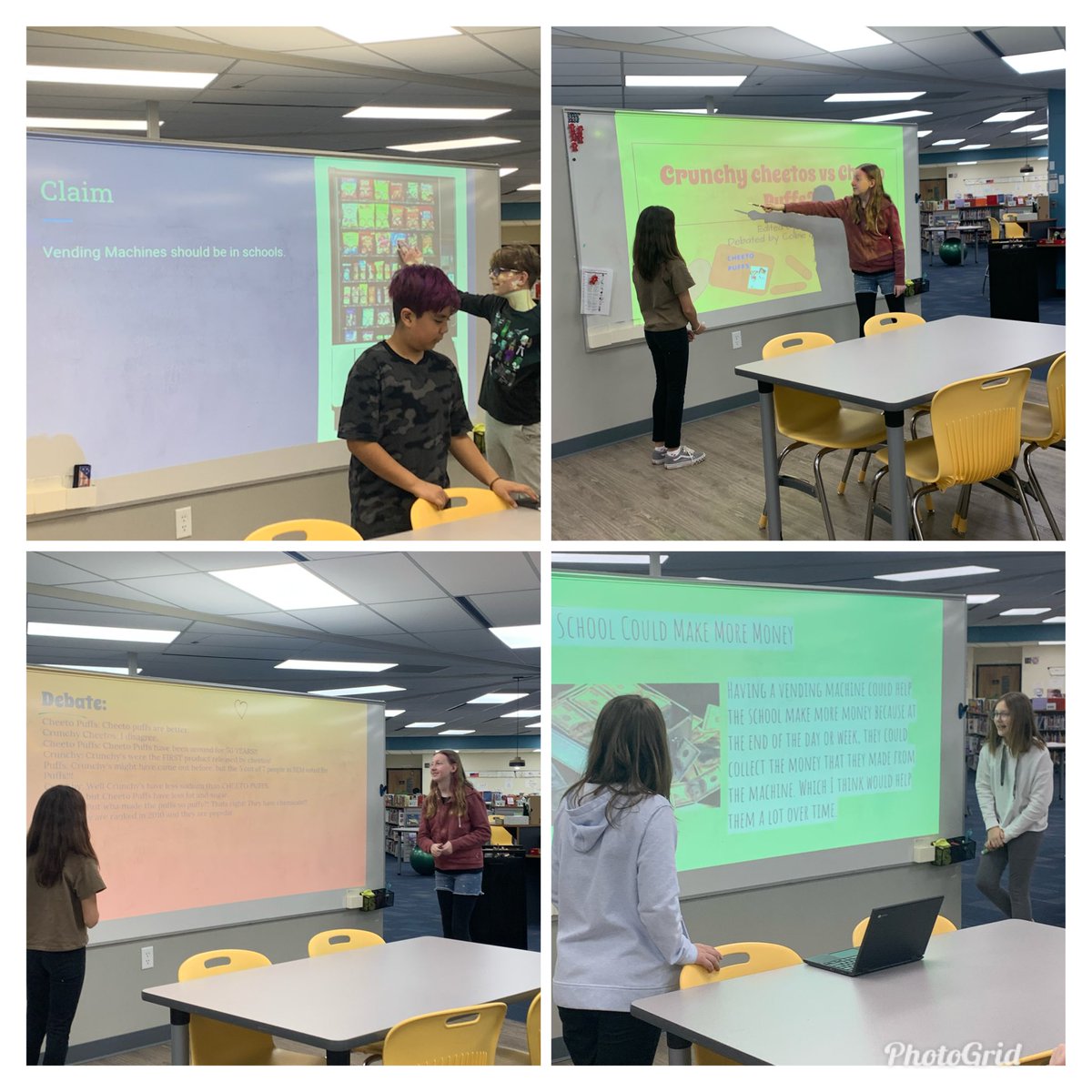 MrsTokarczyk's tweet photo. 5th graders chose a topic and debated with each other to convince others of their opinions! #wdsd7 @wvroom17 @TheWillhoit https://t.co/WvYC2DFUdJ