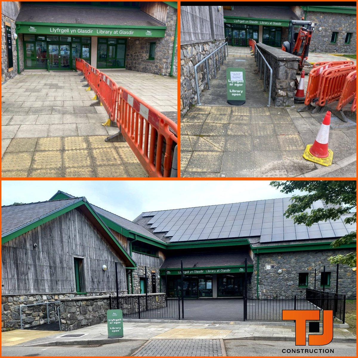 t_jconstruction's tweet photo. Recent work for Conwy Council, replacing old slabs with tarmac and fencing around the area. Placing new kerbs and setting new levels 👷‍♀️👷‍♂️

Gwaith ddiweddar i Cyngor Conwy yn codi slabiau, gosod tarmac a ffens newydd. Gosod cyrbau a creu lefelau newydd👷‍♀️👷‍♂️ https://t.co/rh2Eo4sFb7