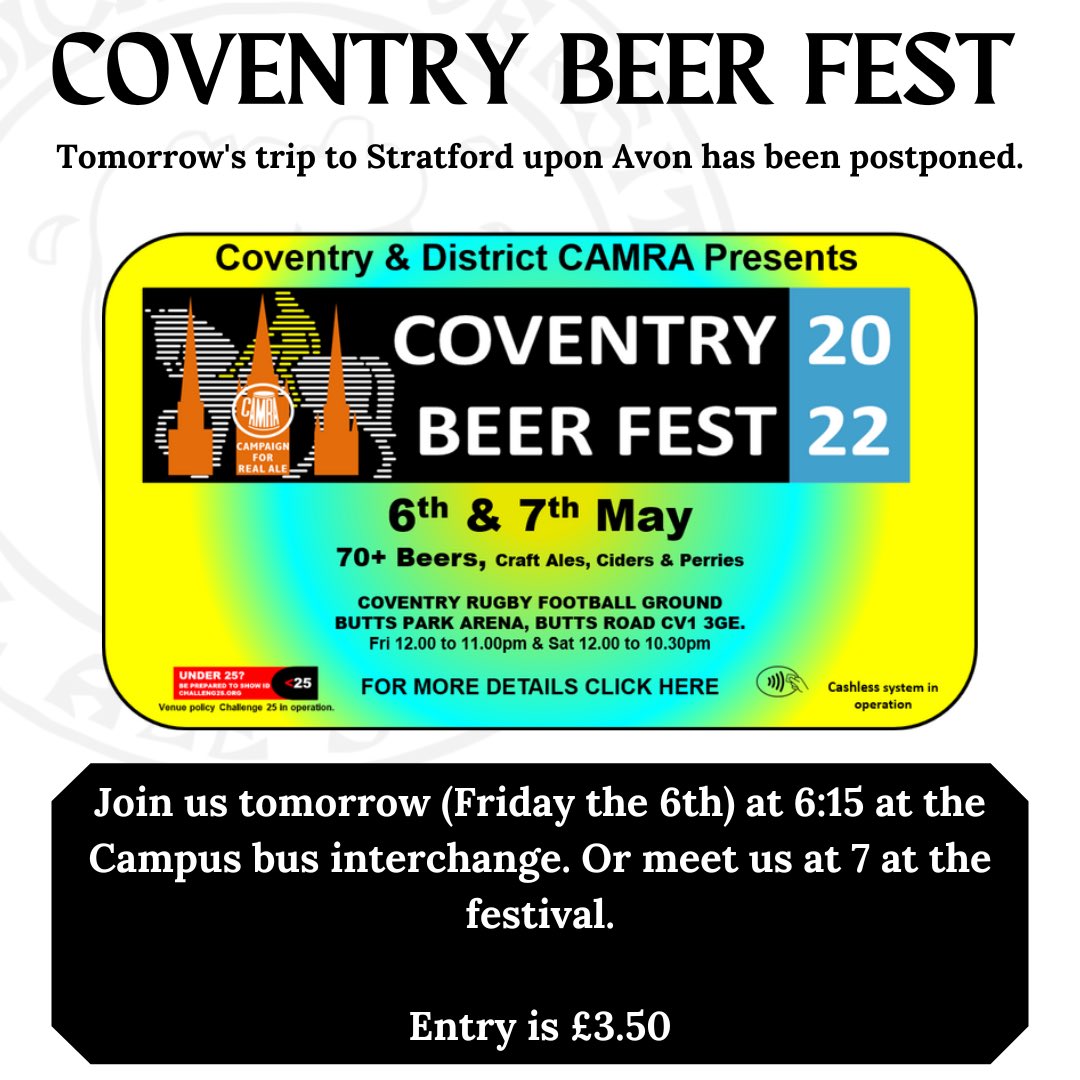 Warwick Uni Real Ale tweet media