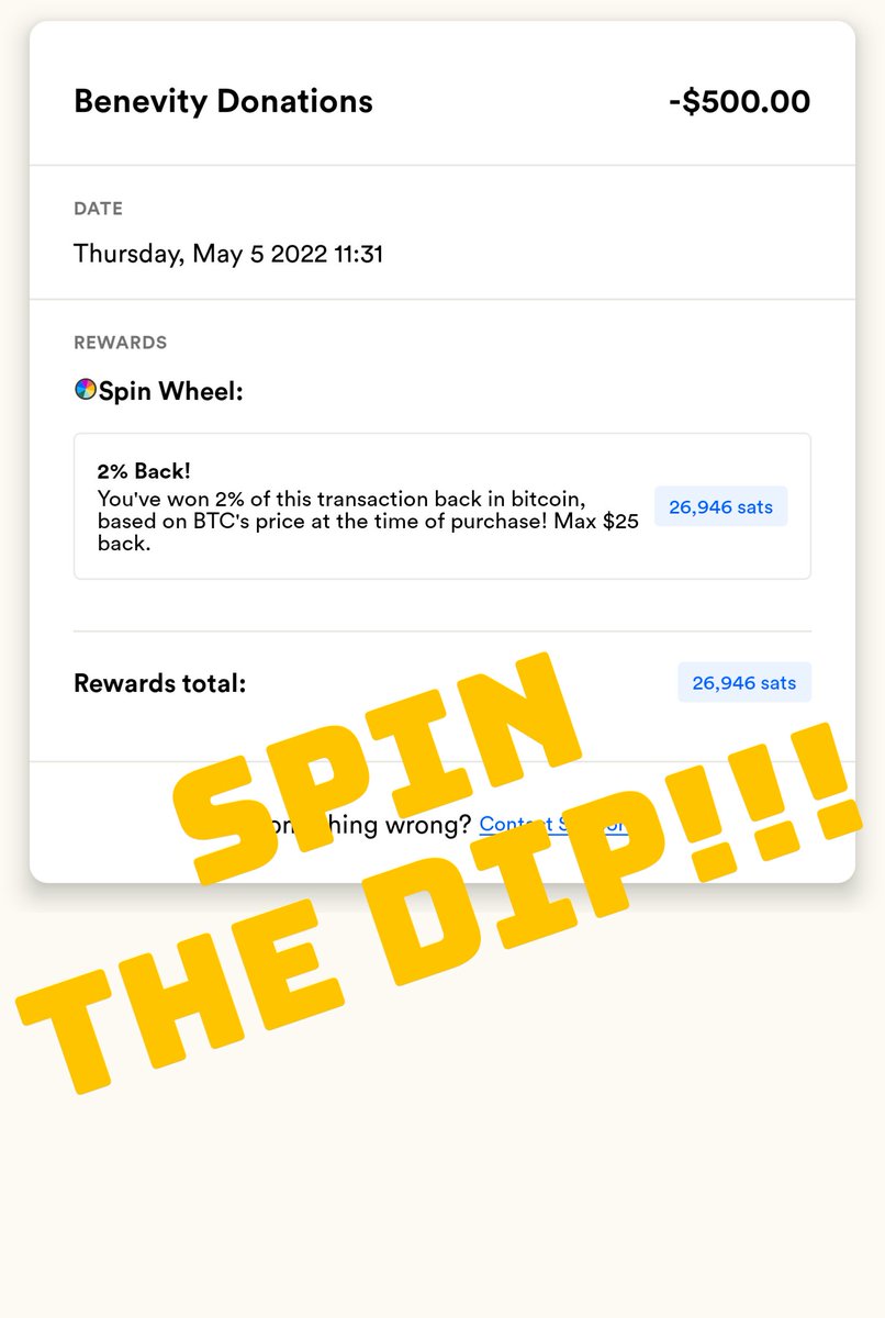 Have you spun the dip?