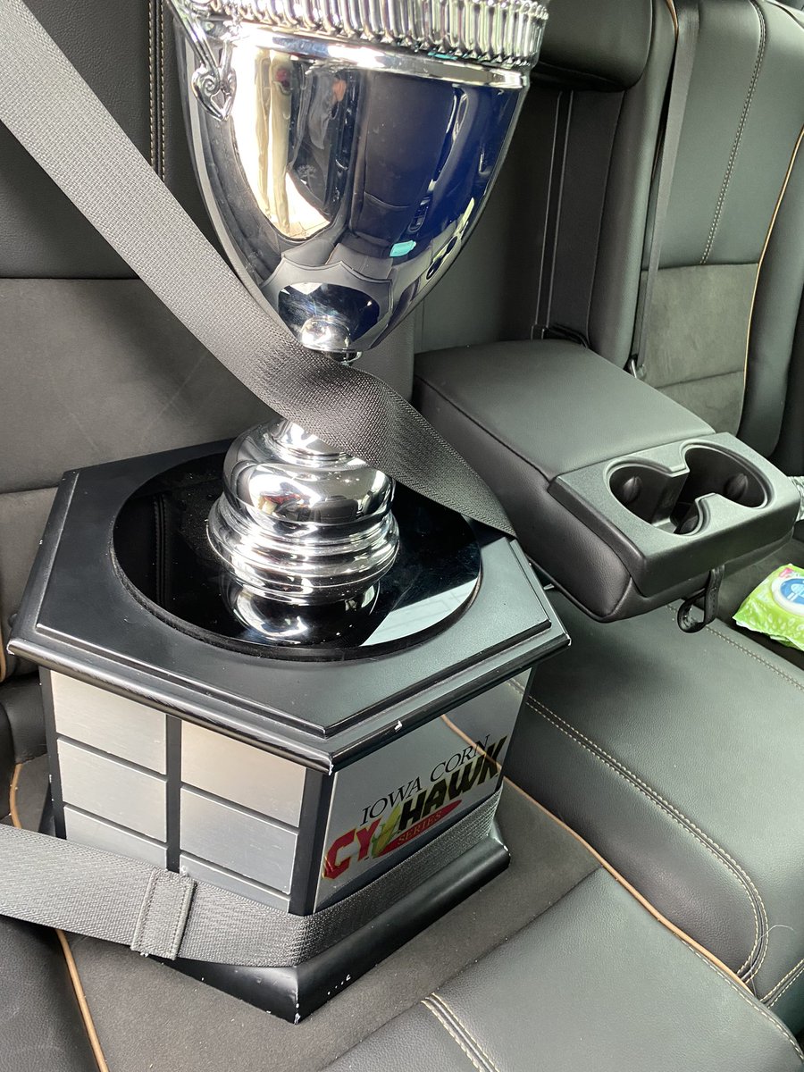 candrews34's tweet photo. Headed home to @CycloneATH.  Congrats to all 🌪 teams for winning the #CyHawk trophy presented by @iowa_corn 

@IASTATEAD https://t.co/qi8w5Z8hq1