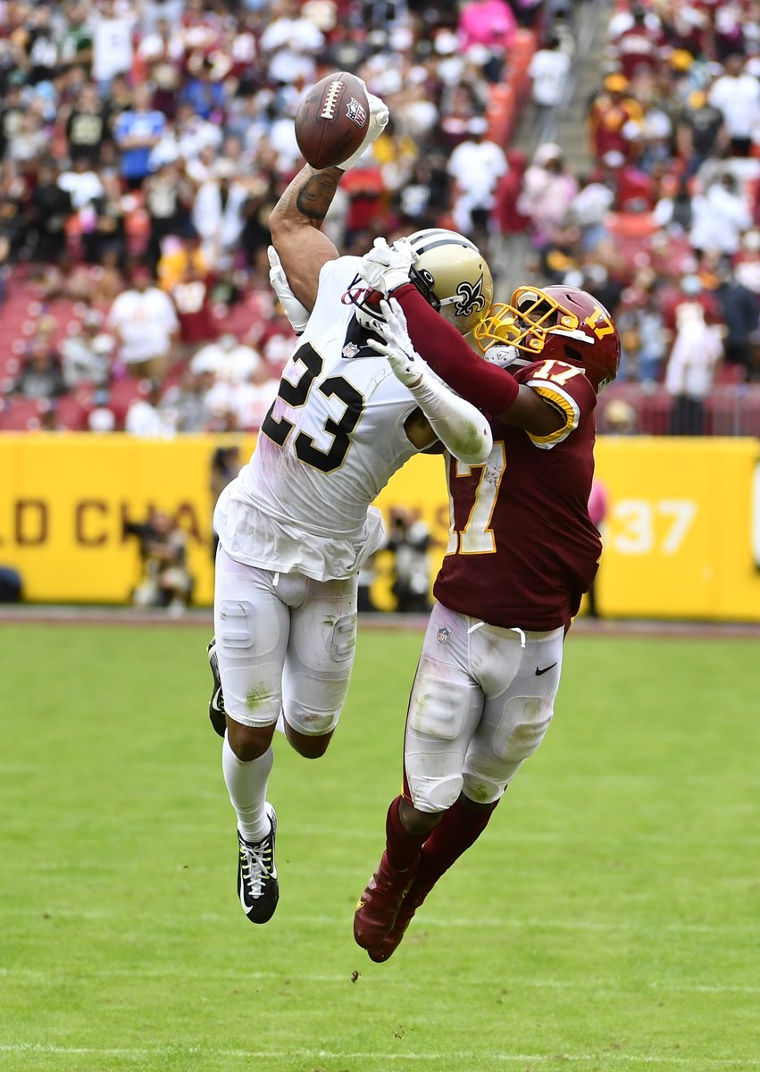 Marshon Lattimore finished the 2021 season with 19 forced incompletions

That is the most in the NFL💪💪💪