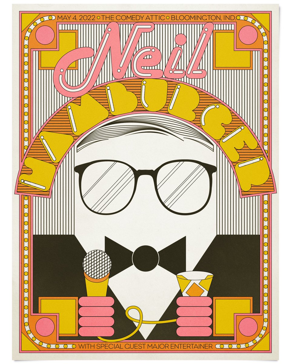 If you missed last night’s <a href="/NeilHamburger/">Neil Hamburger</a> performance we have good news! You may now purchase one of these beautiful 18” x 24” posters designed by <a href="/aarondenton/">Aaron Lowell Denton</a>! Hang it on your wall and fool your friends and loved ones into thinking you were in attendance! tolivarsouvenirs.com/products/18-x-…
