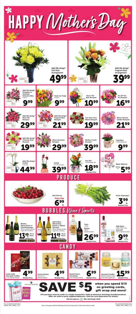 LuellevaoJob's tweet photo. Safeway Mother's Day 5/8/22-5/10/22 - https://t.co/6IqzKlNzXb https://t.co/ILjVobZAc4