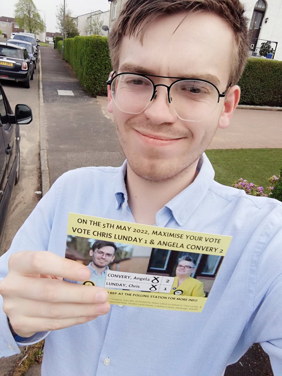 chrislunday98's tweet photo. Great morning in #Liboside. Vote SNP today. Polling is open until 10pm!
#VoteSNP #ActiveSNP #Council22 https://t.co/ncvhXak8GY