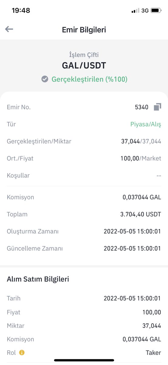 Mustafa52559631's tweet photo. @starkripto1 @cz_binance @binance Sen yine iyisin bana 100$ kitlediler nasıl oldu bende anlam veremedim https://t.co/LxHAQ6fJor