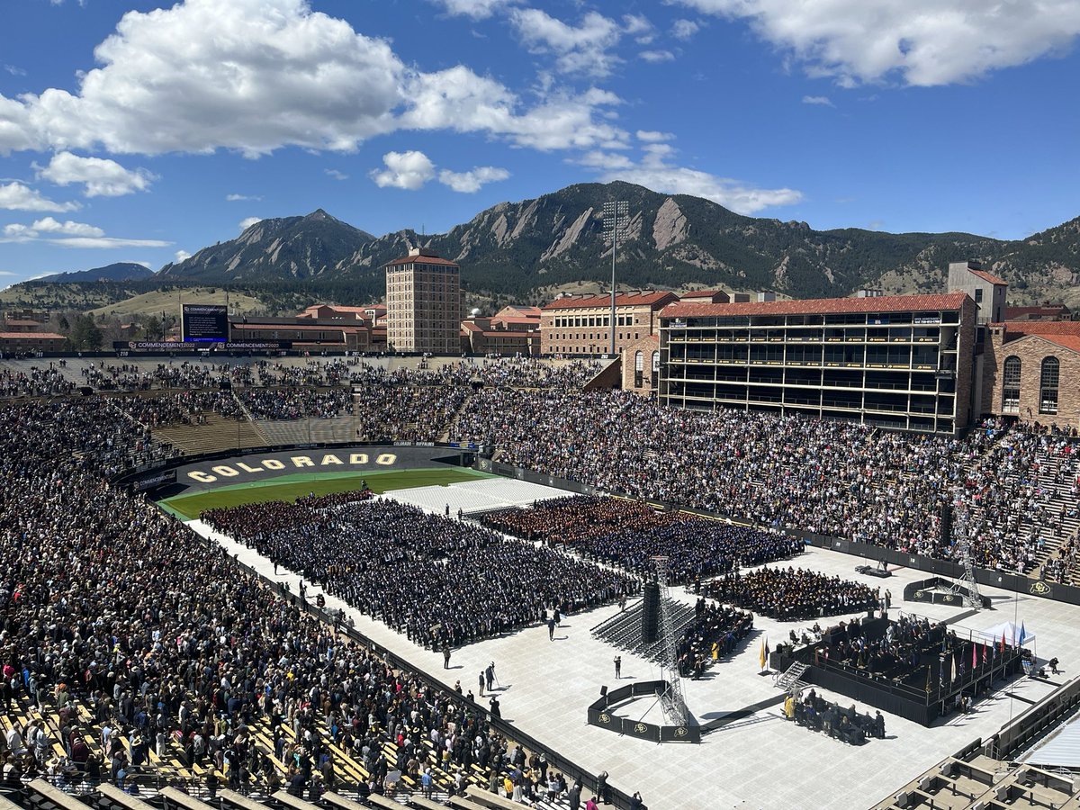 LeonJacksonIII's tweet photo. Congrats to our ‘22 @CUBoulder graduates! Your legacy is etched in sandstone! https://t.co/Ayhc4Kf7Qv